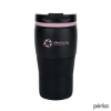 Perka Cortado 12 oz. Double Wall Recycled Stainless Steel Coffee Tumbler - Pink
