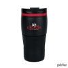 Perka Cortado 12 oz. Double Wall Recycled Stainless Steel Coffee Tumbler - Red