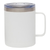 Camper 14 oz. Double Wall, Vacuum Mug w/ Copper Lining - White