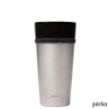 Perka Linden 14 oz. Double Wall Ceramic Tumbler w/ Stainless Steel Outer