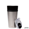 Perka Linden 14 oz. Double Wall Ceramic Tumbler w/ Stainless Steel Outer