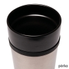 Perka Linden 14 oz. Double Wall Ceramic Tumbler w/ Stainless Steel Outer