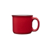 Sumatra 15 oz. Ceramic Campfire Mug - Red