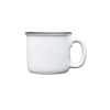 Sumatra 15 oz. Ceramic Campfire Mug - White