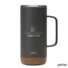 Perka Kerstin 16 oz. 304 Double Wall Stainless Steel Mug - Grey