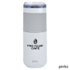 Perka Avery 17 oz. Double Wall, Stainless Steel Tumbler - White