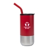 Emmett 18 oz. Double Wall Steel/PP Liner Tumbler - Red