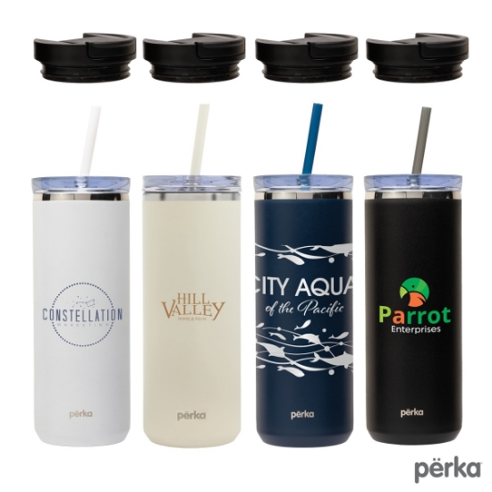 Perka Trent 18 oz. Double Wall, Stainless Steel Hot/Cold Tumbler