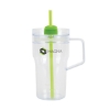 Elliott 20 oz. Clear AS Travel Mug - Lime