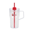 Elliott 20 oz. Clear AS Travel Mug - Red