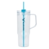 Oliver 40 oz. Clear AS Travel Mug - Light Blue