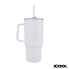 iCOOL Ouray 30 oz. Double Wall Polypropylene Travel Tumbler - White