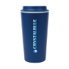 Kenzie 16 oz. Double Wall Recycled Polypropylene Coffee Tumbler - Navy