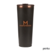 Perka Barbarossa 24 oz. Recycled Steel and Coffee Grounds Tumbler - Brown