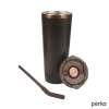 Perka Barbarossa 24 oz. Recycled Steel and Coffee Grounds Tumbler