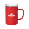 Harper 22 oz. Enamel Camping Mug - Red