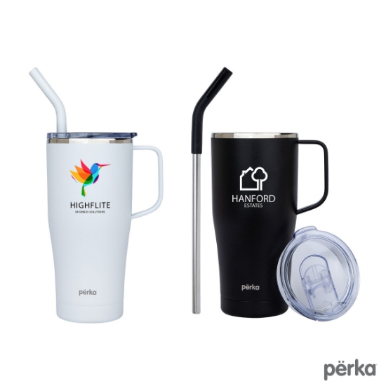 Perka Clayton 20 oz. Double Wall, Stainless Steel Travel Mug