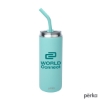 Perka Cooley 20 oz. Vacuum Insulated Hot/Cold Tumbler - Aqua