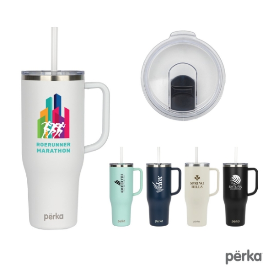Perka Kempton 40 oz. Double Wall, Stainless Steel Travel Mug