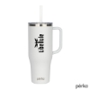 Perka Kempton 40 oz. Double Wall, Stainless Steel Travel Mug - White