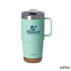Perka Bartlett 24 oz. Double Wall, Stainless Steel Stacking Mug - Aqua