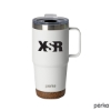 Perka Bartlett 24 oz. Double Wall, Stainless Steel Stacking Mug - White