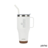 Perka Hartford 40 oz. Double Wall, Stainless Steel Travel Mug - White