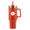 Lucas 40 oz. Double Wall, Stainless Steel Travel Mug - Orange