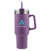 Lucas 40 oz. Double Wall, Stainless Steel Travel Mug - Purple