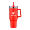 Lucas 40 oz. Double Wall, Stainless Steel Travel Mug - Red