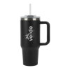 Acadia 40 oz. Double Wall, Stainless Steel Travel Mug - Black