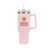 Riley 40 oz. Double Wall Stainless Steel Travel Mug - Pink