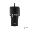Perka Gibson 20 oz. Double Wall Recycled Stainless Steel Travel Mug - Black
