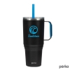 Perka Portofino 36 oz. Double Wall Recycled Stainless Steel Travel Mug