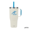 Perka Portofino 36 oz. Double Wall Recycled Stainless Steel Travel Mug