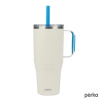 Perka Portofino 36 oz. Double Wall Recycled Stainless Steel Travel Mug