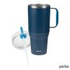 Perka Portofino 36 oz. Double Wall Recycled Stainless Steel Travel Mug