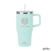 Perka Myrton 20 oz. Double Wall, Recycled Stainless Steel Travel Mug - Aqua