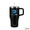 Perka Myrton 20 oz. Double Wall, Recycled Stainless Steel Travel Mug - Black