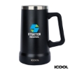 iCOOL Breckenridge 24 oz. Double Wall Stainless Steel Beer Stein - Black