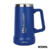 iCOOL Breckenridge 24 oz. Double Wall Stainless Steel Beer Stein - Navy