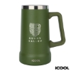iCOOL Breckenridge 24 oz. Double Wall Stainless Steel Beer Stein - Olive
