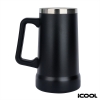 iCOOL Breckenridge 24 oz. Double Wall Stainless Steel Beer Stein