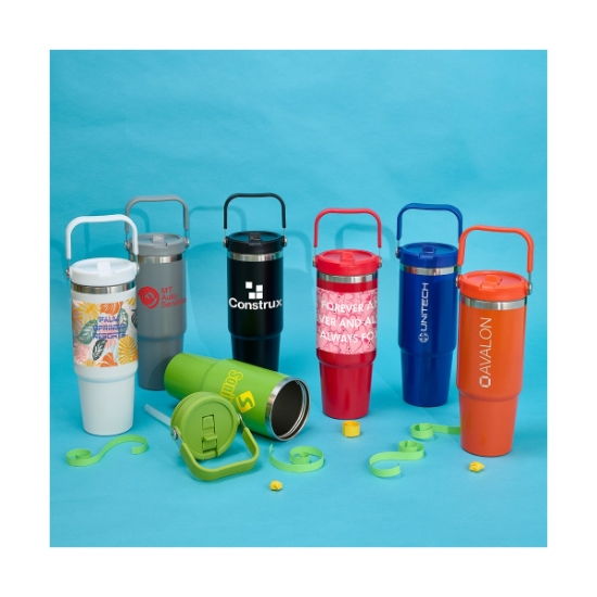 Nexo 30 oz. Recycled Double Wall Steel Travel Tumbler