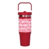 Nexo 30 oz. Recycled Double Wall Steel Travel Tumbler - Red