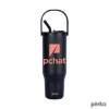 Perka Reginald 30oz. Recycled Vacuum Insulated Travel Tumbler - Black