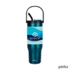 Perka Reginald 30oz. Recycled Vacuum Insulated Travel Tumbler - Teal