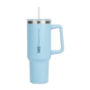 Izzy 40 oz. Steel/PP Liner Travel Mug - Light Blue