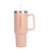 Izzy 40 oz. Steel/PP Liner Travel Mug - Peach