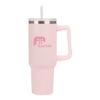 Izzy 40 oz. Steel/PP Liner Travel Mug - Pink